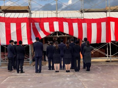 『上棟式を行いました。』