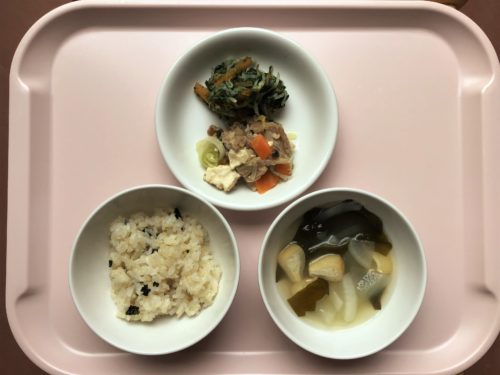 今日の給食