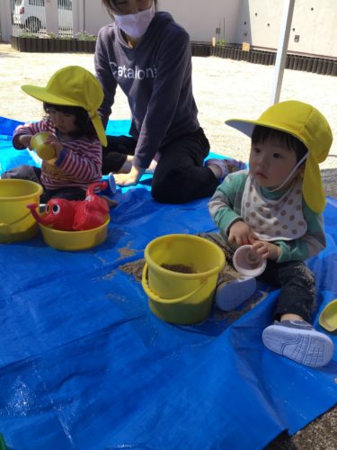 お外で遊んだよ！