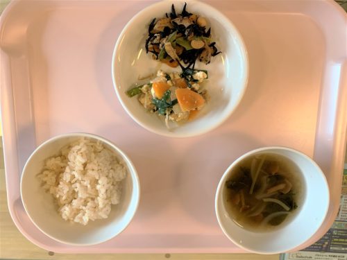 今日の給食