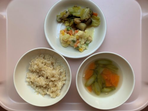 今日の給食