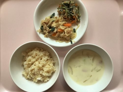 今日の給食