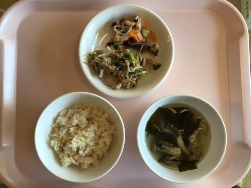 今日の給食