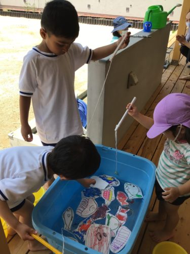 魚つりごっこ☆