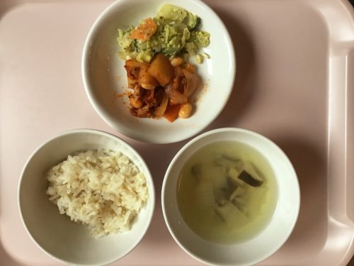 今日の給食