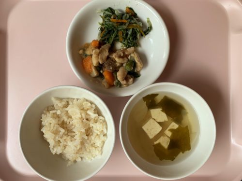 今日の給食