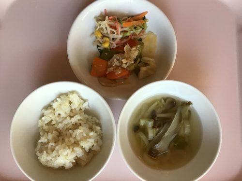 今日の給食