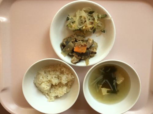 今日の給食