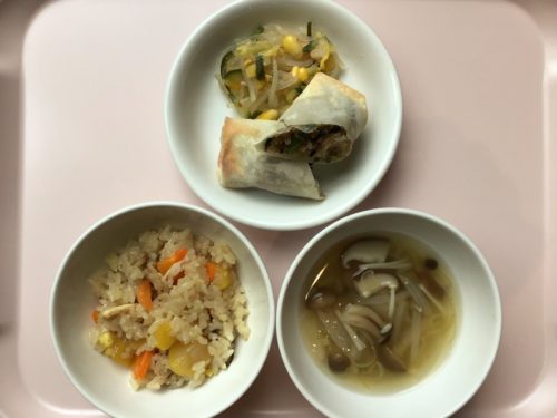 今日の給食