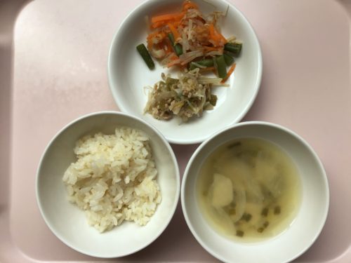 今日の給食
