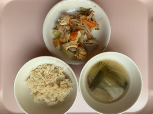 今日の給食