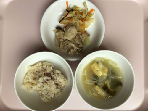 今日の給食