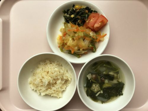 今日の給食