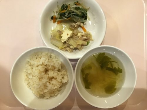 今日の給食