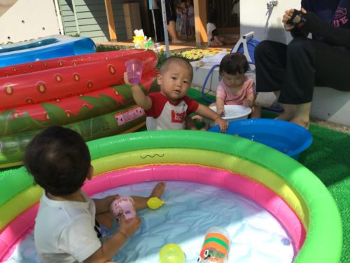 水あそび