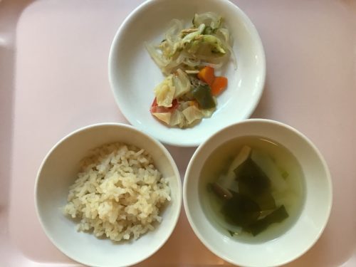 今日の給食