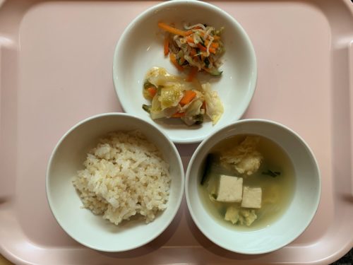 今日の給食