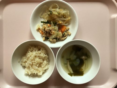 今日の給食