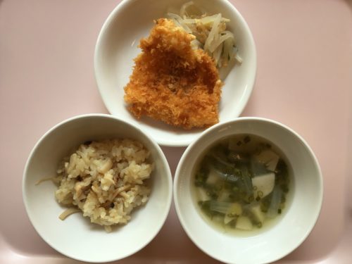 今日の給食