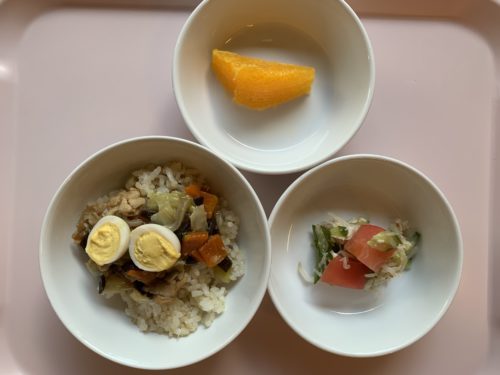 今日の給食