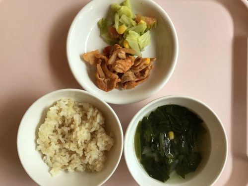 今日の給食