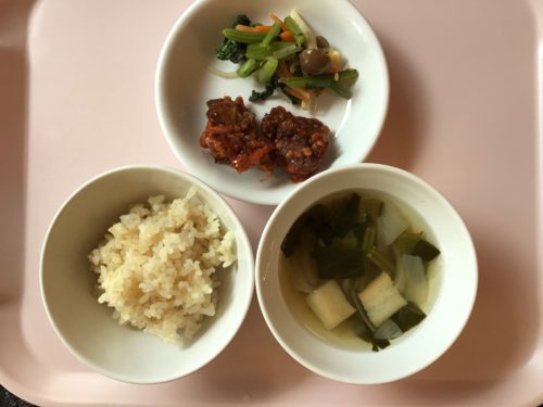 今日の給食