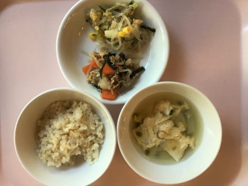 今日の給食