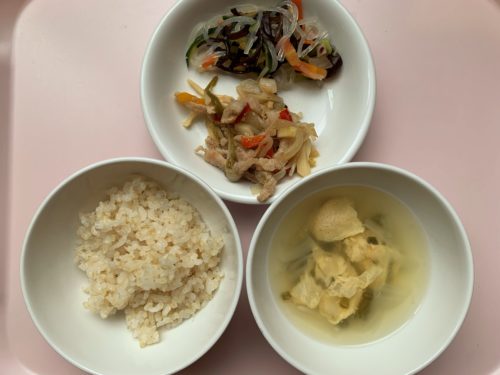 今日の給食