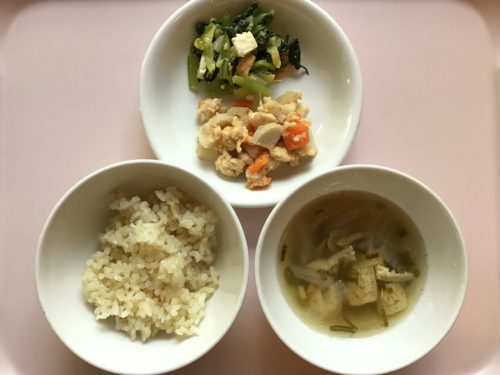 今日の給食