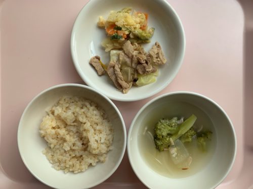今日の給食