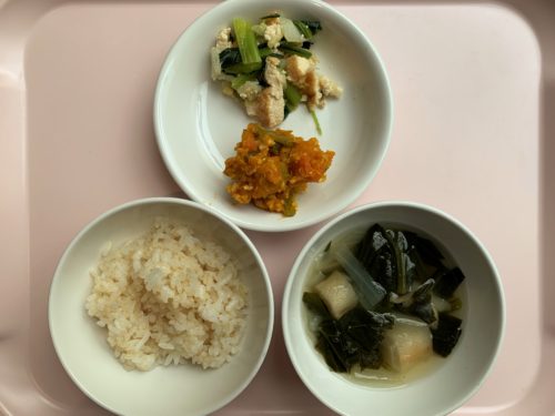 今日の給食