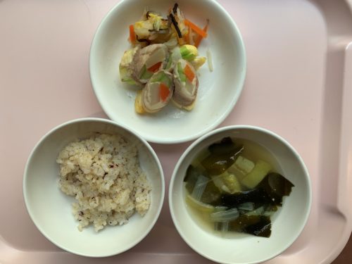 今日の給食