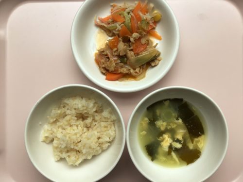 今日の給食