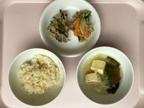 今日の給食
