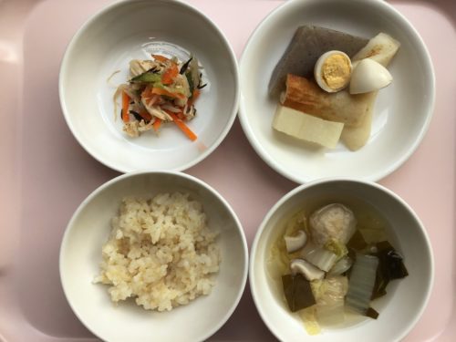 今日の給食