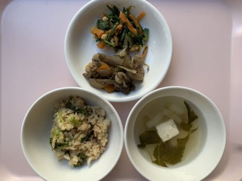 今日の給食