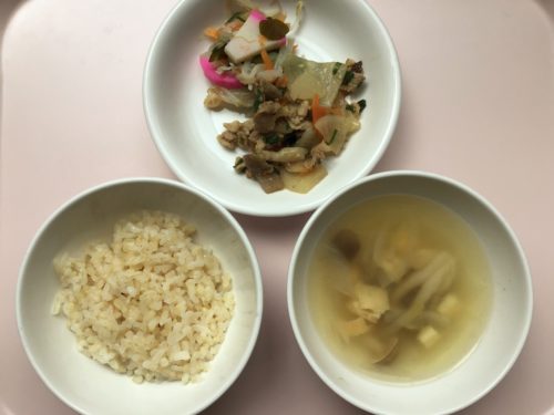 今日の給食