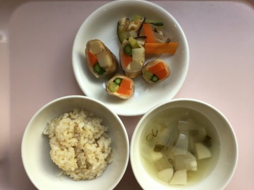今日の給食