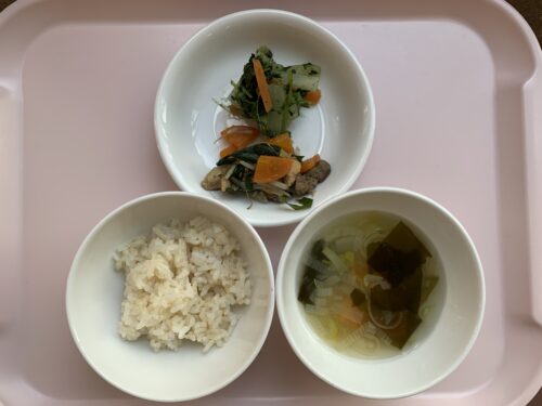 今日の給食