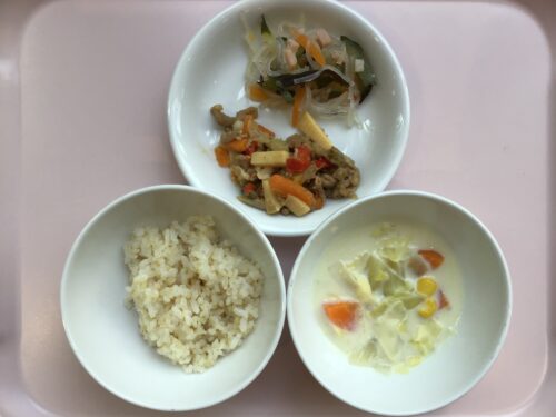 今日の給食