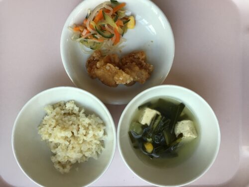 今日の給食