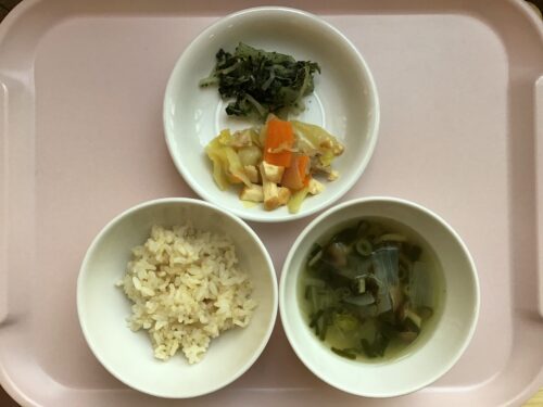 今日の給食