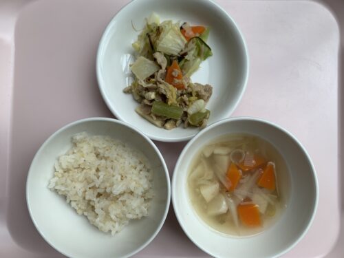 今日の給食