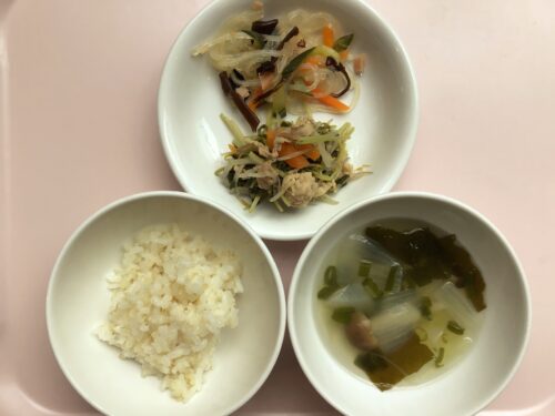 今日の給食