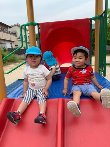 公園に行きました！