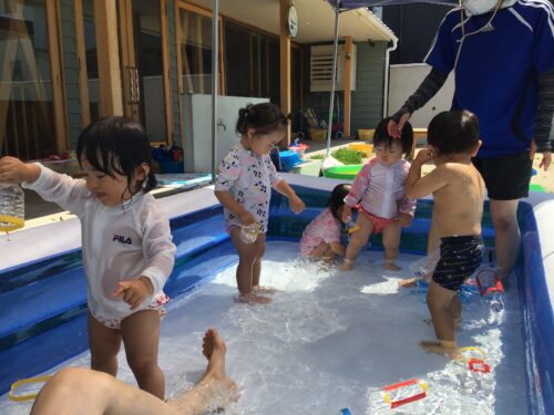 お水が気持ちいいね