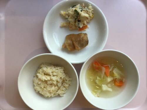 今日の給食