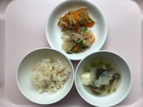 今日の給食