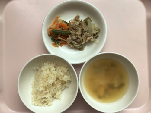 今日の給食