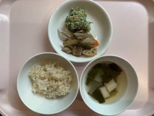 今日の給食